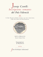 Inscripcions romanes del País Valencià, II: 1.L'Alt Palància, Edeba, Lasera i els seus territoris. 2.Els Mil·liaris del País Valencià