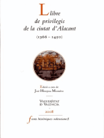 Llibre de privilegis de la ciutat d'Alacant (1366 -1450)