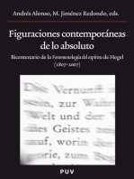Figuraciones contemporáneas de lo absoluto: Bicentenario de la «Fenomenología del espíritu» de Hegel (1807 -2007)