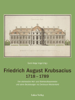 Friedrich August Krubsacius 1718–1789: Der sächsische Hof- und Oberlandbaumeister und seine Beziehungen ins Zwickauer Muldenland