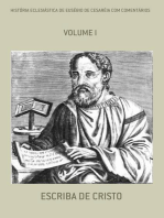 HISTÓRIA ECLESIÁSTICA DE EUSÉBIO: HISTPORIA DA IGREJA