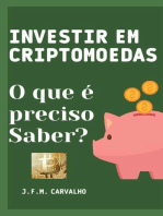 Investir em Criptomoedas - O que é preciso saber?