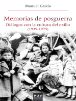 Memorias de posguerra: Diálogos con la cultura del exilio (1939-1975)