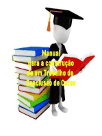 Manual para a construção de um Trabalho de Conclusão de Curso: TCC