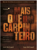 Mais que um carpinteiro: A história deste livro pode mudar sua história