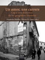 Un amor, uns carrers: Cap a una didàctica de les geografies literàries