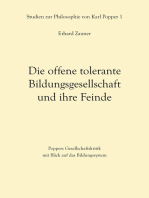 Die offene tolerante Bildungsgesellschaft und ihre Feinde: Poppers Gesellschaftskritik mit Blick auf das Bildungssystem