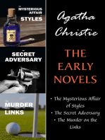 The Early Novels (3 Book Collection: The Mysterious Affair at Styles, The Secret Adversary, The Murder on the Links)