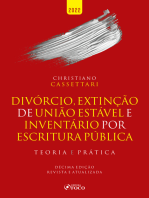 Divórcio, extinção de união estável e inventário por escritura pública: teoria e prática