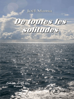 De toutes les solitudes: Poèmes