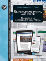 El Periodisme digital amb valor: Claus per a la sostenibilitat de la premsa