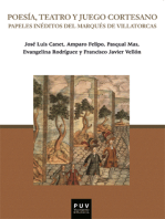 Poesía, teatro y juego cortesano: Papeles inéditos del Marqués de Villatorcas