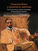 Creación lírica y cancionero amoroso: Una lectura de los "Sonetos espirituales" de Juan Ramón Jiménez