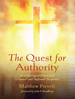 The Quest for Authority: An Ecclesiological Pursuit from a “United” and “Reformed” Perspective