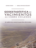 Geoestadística de Yacimientos de Cobre Chilenos: 35 años de investigación aplicada
