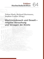 Machtmissbrauch und Gewalt – religiöse Versuchung und Versagen der Kirche