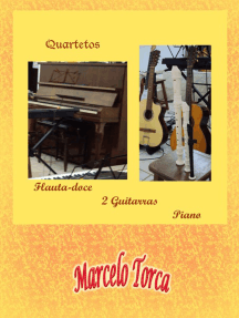 Quartetos: Flauta-doce, 2 Guitarras E Piano