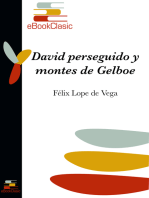 David perseguido y montes de Gelboe (Anotado)