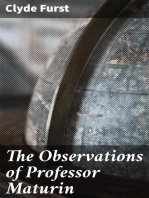 The Observations of Professor Maturin