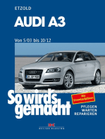 Audi A3 von 5/03 bis 10/12: So wird's gemacht - Band 137