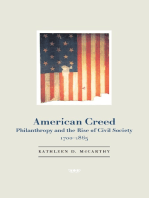 American Creed: Philanthropy and the Rise of Civil Society, 1700-1865