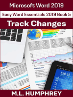 Word 2019 Track Changes: Easy Word Essentials 2019, #5