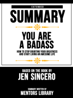 Extended Summary Of You Are A Badass