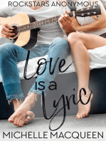 Love is a Lyric: A Sweet Rockstar Romance: Rockstars Anonymous, #1
