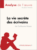 La vie secrète des écrivains de Guillaume Musso (Analyse de l'œuvre): Résumé complet et analyse détaillée de l'oeuvre