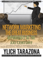 Network Marketing the Great Business Opportunity of the XXI Century