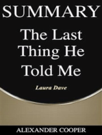 Summary of The Last Thing He Told Me: by Laura Dave - A Comprehensive Summary