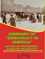 Summary Of "Democracy In America" By Alexis De Tocqueville: UNIVERSITY SUMMARIES
