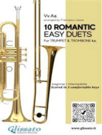 10 Romantic Easy duets for Bb Trumpet and Trombone T.C.