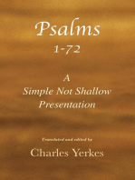 Psalm 1-72, A Simple Not Shallow Presentation