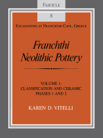 Franchthi Neolithic Pottery, Volume 1: Classification and Ceramic Phases 1 and 2