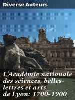 L'Académie nationale des sciences, belles-lettres et arts de Lyon