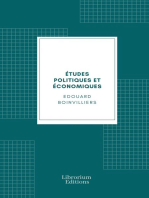 Études politiques et économiques