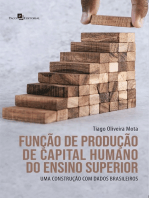 Função de produção de capital humano do ensino superior: Uma construção com dados brasileiros