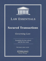 Secured Transactions, Governing Law: Law Essentials for Law School and Bar Exam Prep