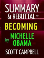 Summary & Rebuttal for Becoming by Michelle Obama