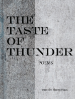 The Taste of Thunder: Poems
