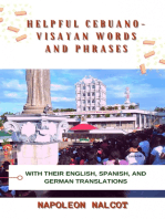 Helpful Cebuano-Visayan Words and Phrases with Their English, Spanish, and German Translations