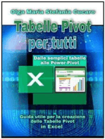 Tabelle Pivot per tutti. Dalle semplici tabelle alle Power-Pivot: Guida utile per la creazione delle Tabelle Pivot in Excel