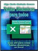 Tablas dinámicas para todos. Desde simples tablas hasta Power-Pivot