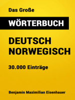 Das Große Wörterbuch Deutsch - Norwegisch: 30.000 Einträge