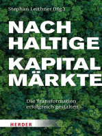 Nachhaltige Kapitalmärkte: Die Transformation erfolgreich gestalten