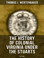 The History of Colonial Virginia under the Stuarts