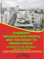 Summary Of "Necessitous People And The Right To Urban Space" By Oscar Oszlak: UNIVERSITY SUMMARIES