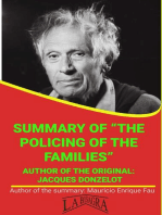 Summary Of "The Policing Of The Families" By Jacques Donzelot: UNIVERSITY SUMMARIES