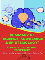 Summary Of "Knowledge, Science & Epistemology" By Esther Díaz: UNIVERSITY SUMMARIES